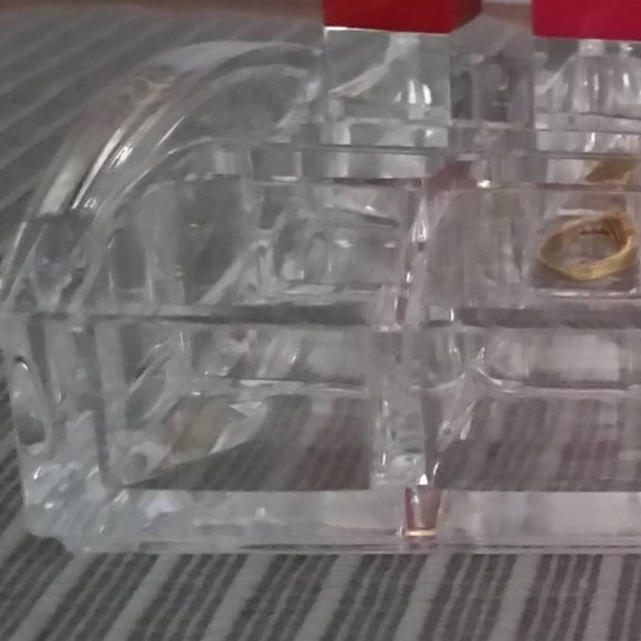 26 Compartment Clear Heavy Acrylic Lipstick/Jewelry Tray 8.5"x 5" - Picture 7 of 7